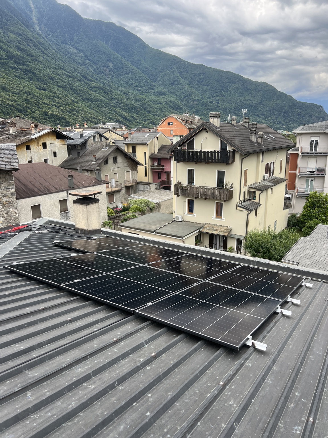 Il fotovoltaico nel paesaggio del paese